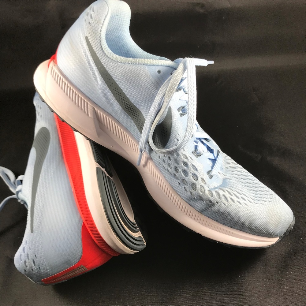 Excellent NIKE AIR ZOOM Pegasus + 34 Ice Blue /Fox_2